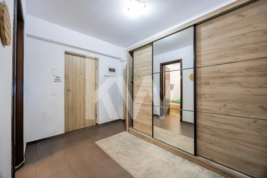 Apartament 2 camere+dressing |Mobilat și utilat |Grădină 29mp |Parcare + Boxă | 