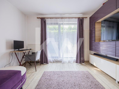 Apartament 2 camere+dressing |Mobilat și utilat |Grădină 29mp |Parcare + Boxă | 