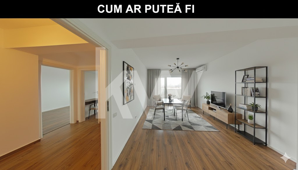 Apartament de vânzare cu 3 camere, bloc nou, în Zona Tractorul – Brașov