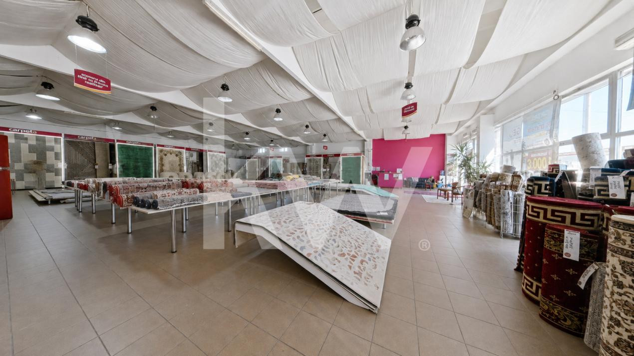 Spațiu comercial 435 mp, open-space