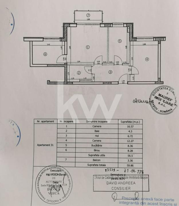 Apartament 3 camere, boxa si parcare – Avantgarden Bartolomeu
