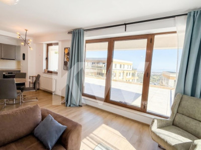 Apartament cu 2 camere cu terasă spectaculoasă pe Drumul Poienii