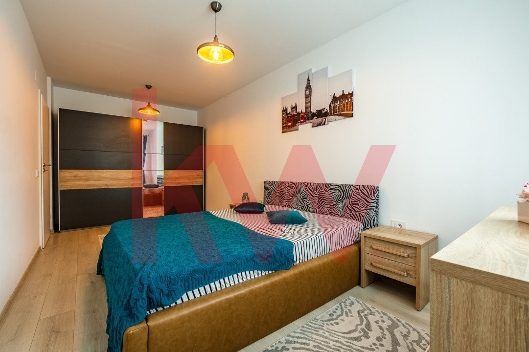 Apartament 2 camere, suprafata generoasa, bloc nou, mobilat, utilat lux
