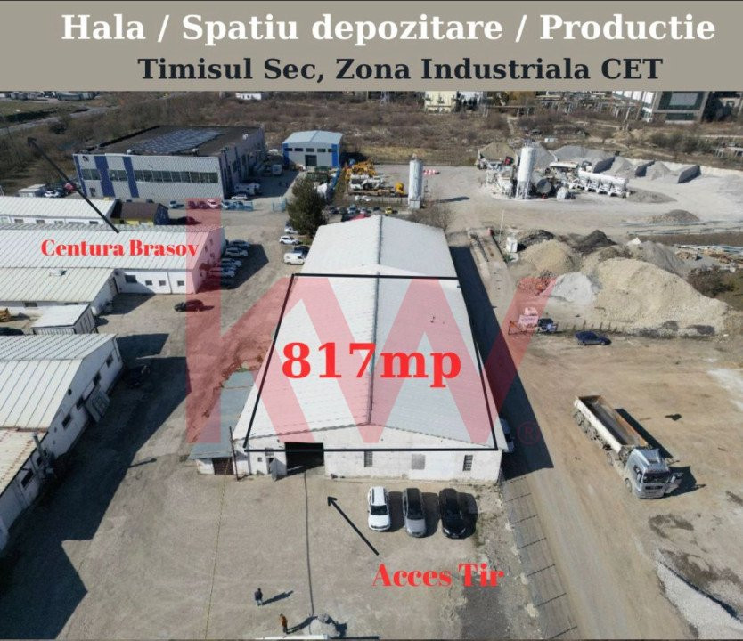 Hala Industriala 550mp I Avizata ISU I Zona CET