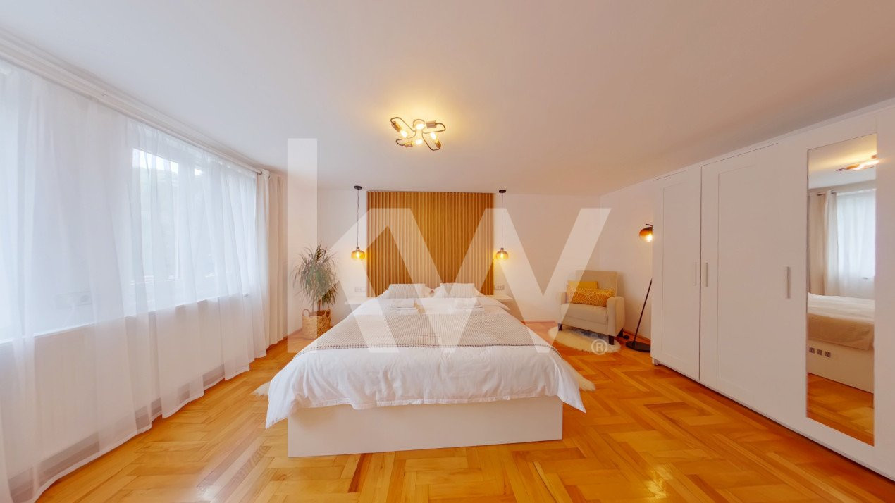 Termen scurt - Apartament 2 camere cu curte în Schei -  complet mobilat