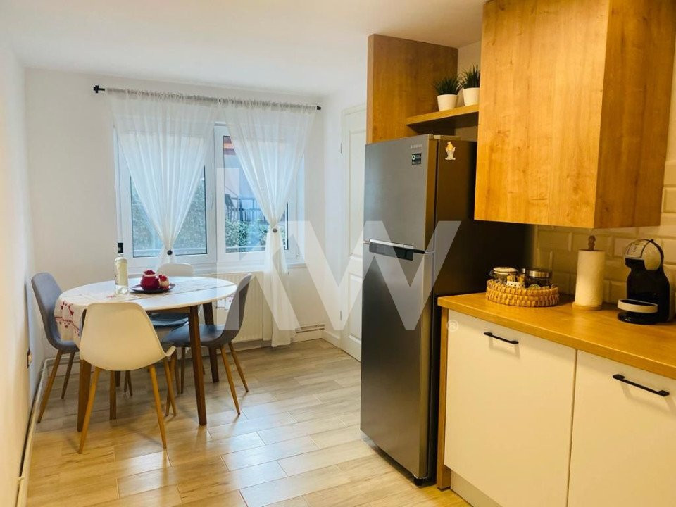 Termen scurt - Apartament 2 camere cu curte în Schei -  complet mobilat