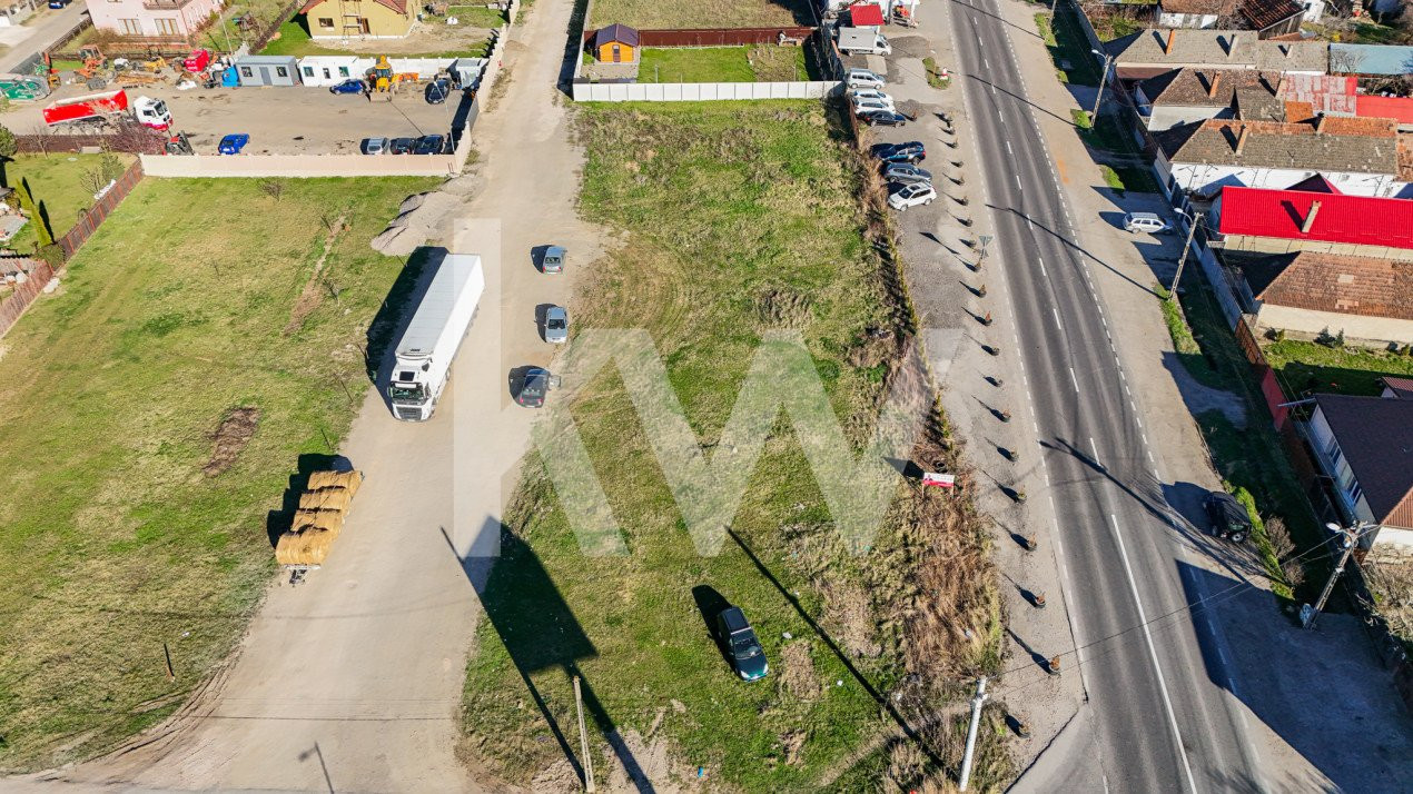 Vanzare 2 parcele teren de cate 592 mp  in Sacele langa Lidl